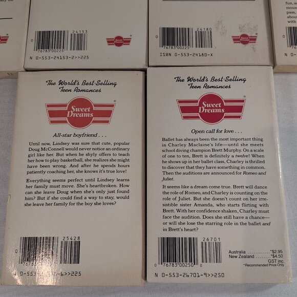 Sweet Dreams 10 Book Lot Romance Bantam 1982 Paperback 18 31 28 36 53 66 67 77 - Picture 8 of 16